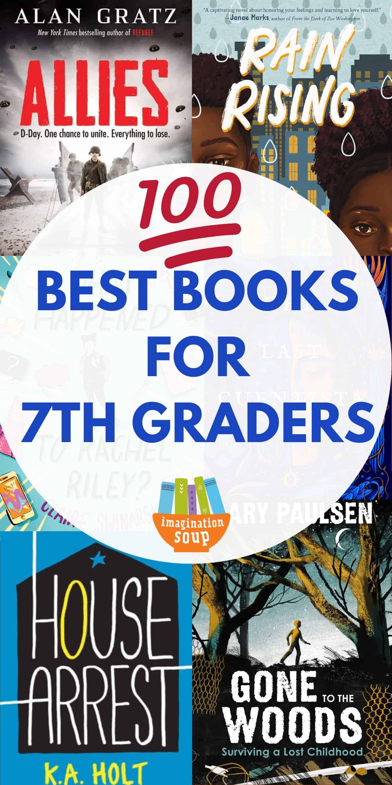 There are so many upper middle grade books for 7th graders in middle school who are 12 or 13 years old, find the best choices in this list.