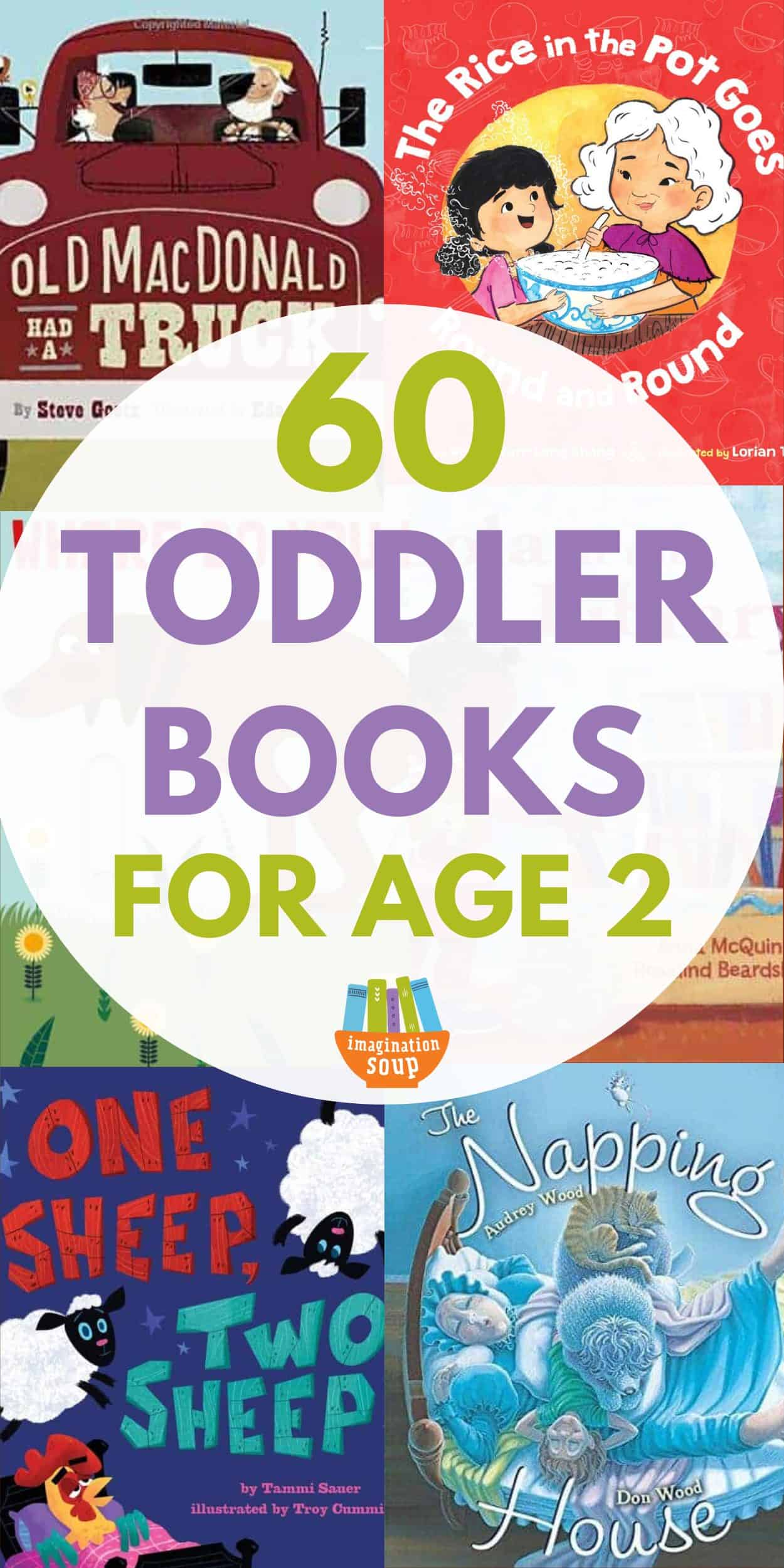 Reading toddler books to your 2-year-olds benefits their growing brains, future literacy skills, and social/emotional growth. (Not to mention, it's fun!)

But, how do you pick the best board books and picture books? I've got you covered with top picks from kids, teachers, and parents!

Find a new favorite book for the toddler readers on your lap with this list of good picture books to you can read to your 2-year-olds-- that they will love!