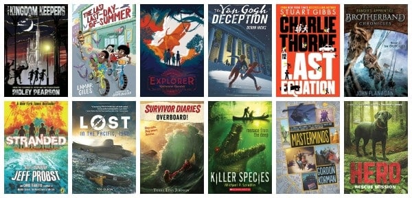 action and adventure middle grade books for kids