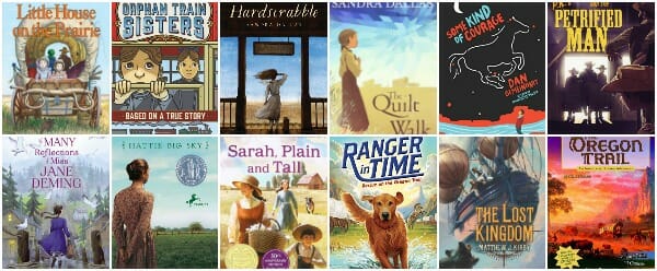 best historical fiction chapter books about westward expansion and life in the western U.S.