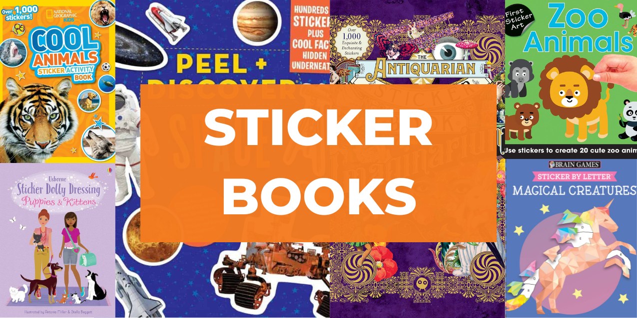 20 Amazing Sticker Books for Kids