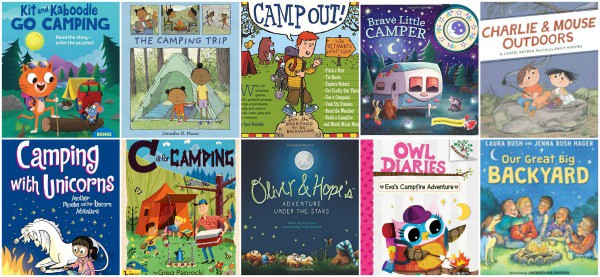 good children's books about camping and hiking