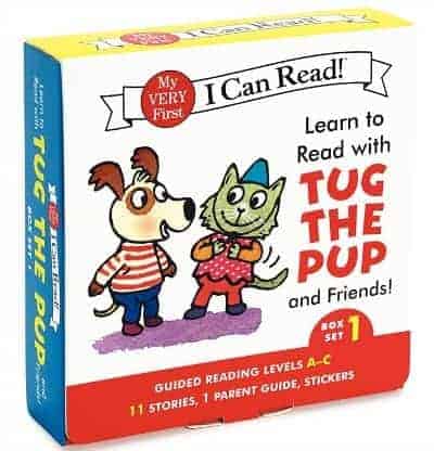 I Can Read Box Tug the Pup Set 1 Easy Readers / Phonics Books / Level 1 Readers for ages 5 and 6 kindergarten