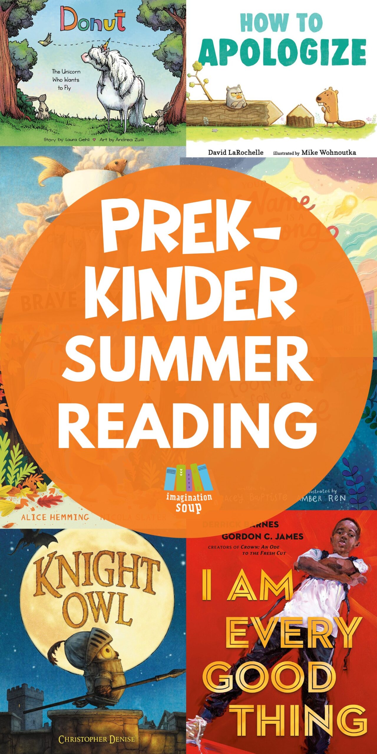PreK and Kindergarten Summer Reading Book LIst