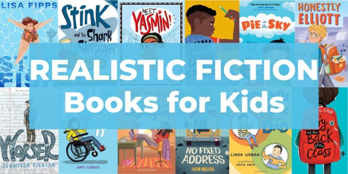 realistic fiction books for kids (chapter books, middle grade books, and YA)