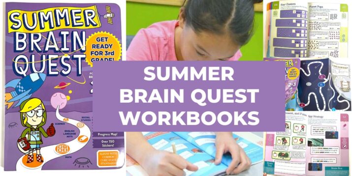 Summer Brain Quest learning workbooks for kids
