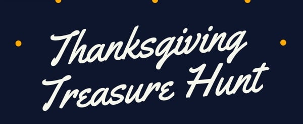 Free Printable Thanksgiving Treasure Hunt