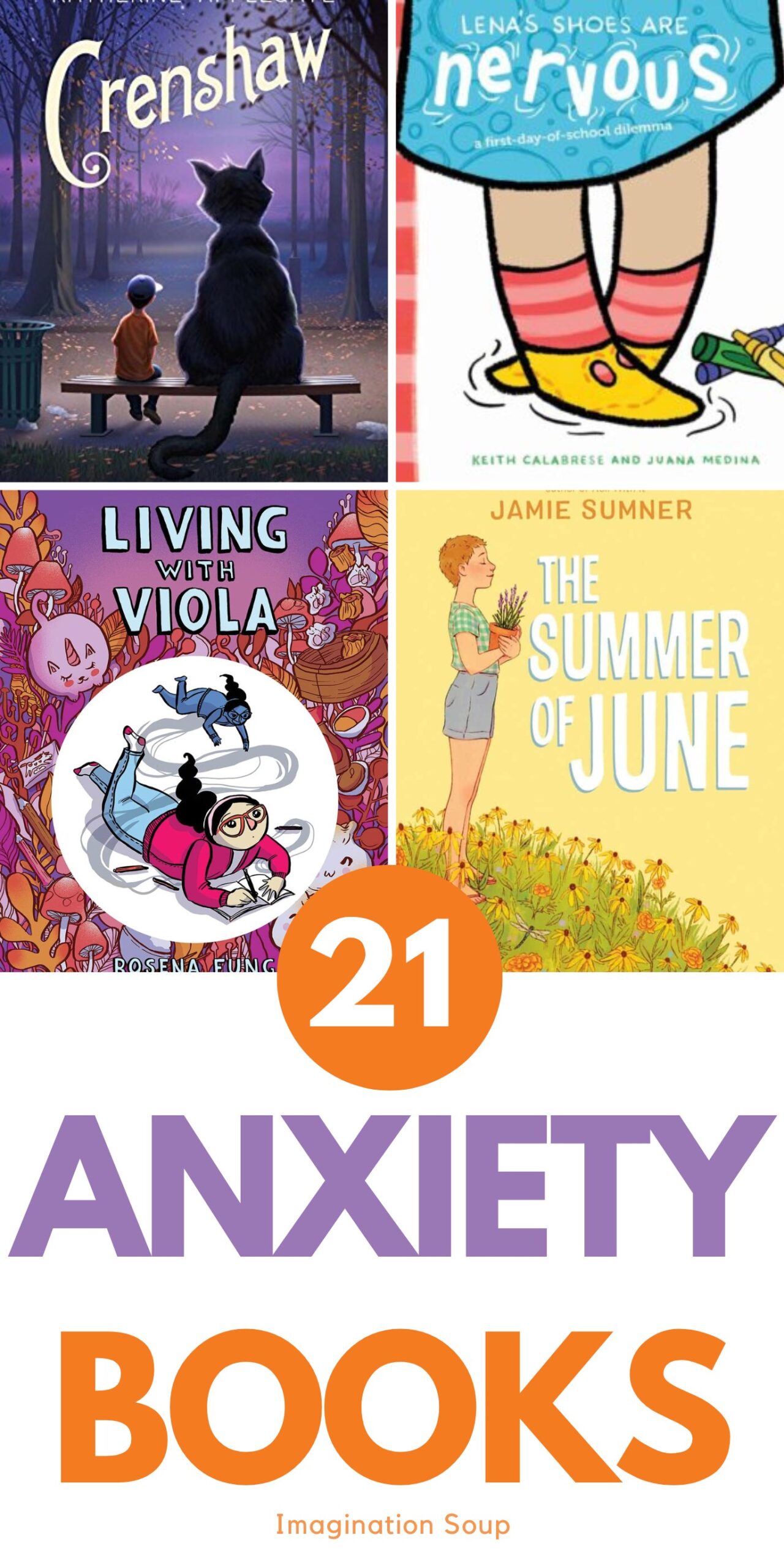 Children's anxiety books may help your child feel less alone--and provide strategies and empathy. 