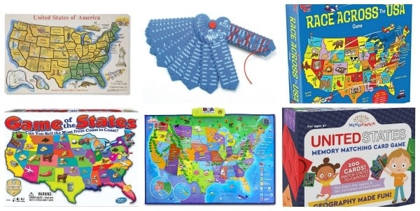 U.S. Geography Games & Puzzles